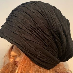 Unisex best seller slouchy baggy beanie black new